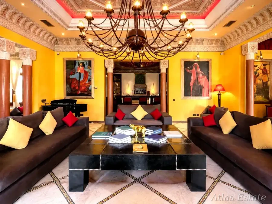 Domaine Carana à Marrakech — pièces de vie & repas, photo 12