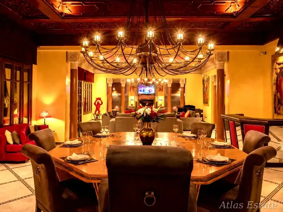Domaine Carana à Marrakech — pièces de vie & repas, photo 20