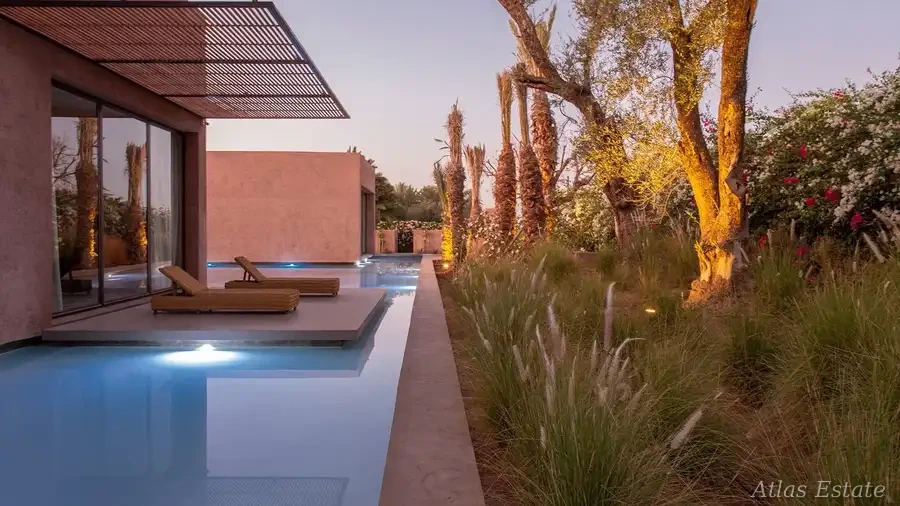 Villa Dona à Marrakech — extérieurs & piscine, photo 8