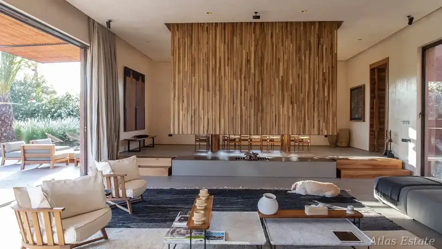 Villa Dona à Marrakech — pièces de vie & repas, photo 11