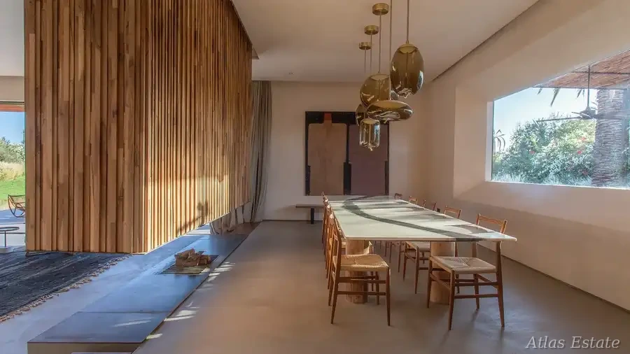 Villa Dona à Marrakech — pièces de vie & repas, photo 13