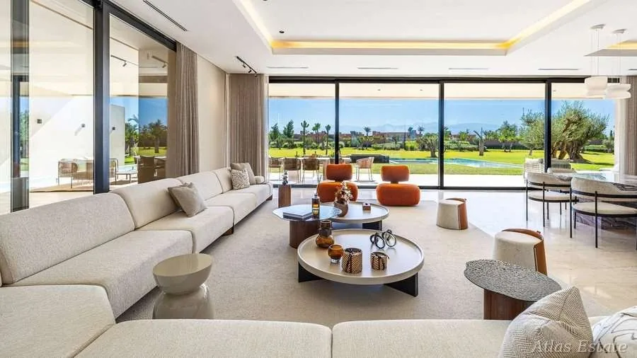Villa Yora à Marrakech — pièces de vie, photo 18